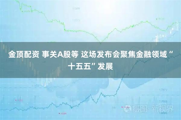 金顶配资 事关A股等 这场发布会聚焦金融领域“十五五”发展